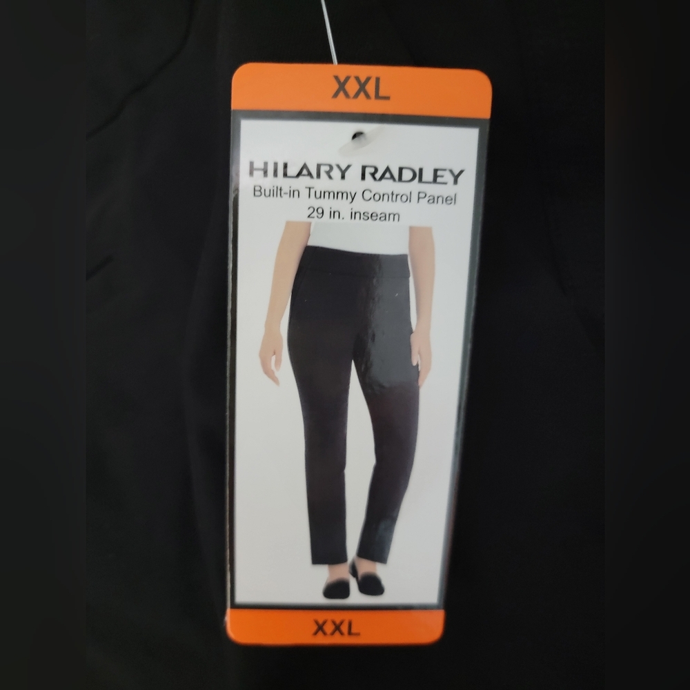 Hilary Radley Black Tummy Control Pants - Picture 2 of 5